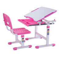 Детская парта и стул для дома FunDesk Piccolino Pink