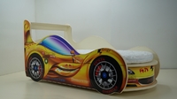 Кровать-машинка СпортКар желтый