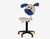 Стул детский поворотный For kids GTS RU DOG