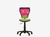 Стул детский поворотный MINISTYLE GTS RU FLOVERS Q